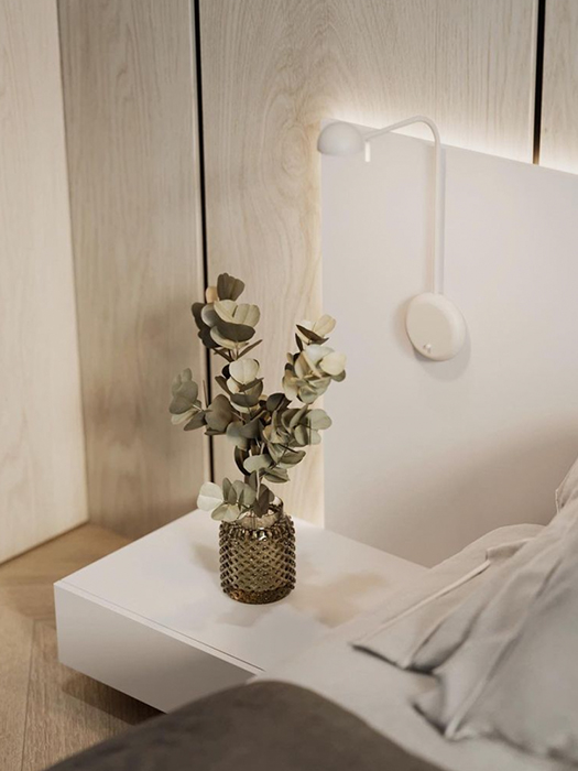 Sieninis šviestuvas Vibia Pin 1680 - Decolight