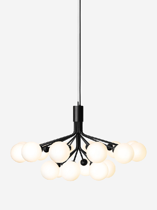 Pakabinamas šviestuvas Nuura Apiales 18 Satin Black
